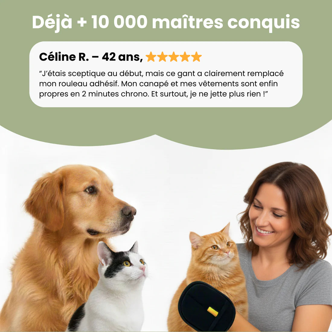 FurFree™ – Gant Anti-Poils Réutilisable & Écologique